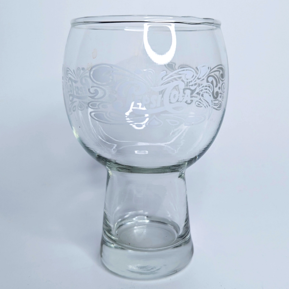 Pepsi-Cola Glass 5.5” Tumbler Collectible Nostalgia Soda Pop Fountain Drink Wear